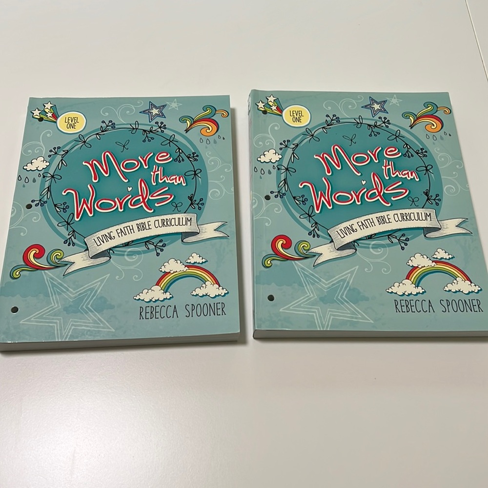 Set of 2- More than Words Bible curriculum